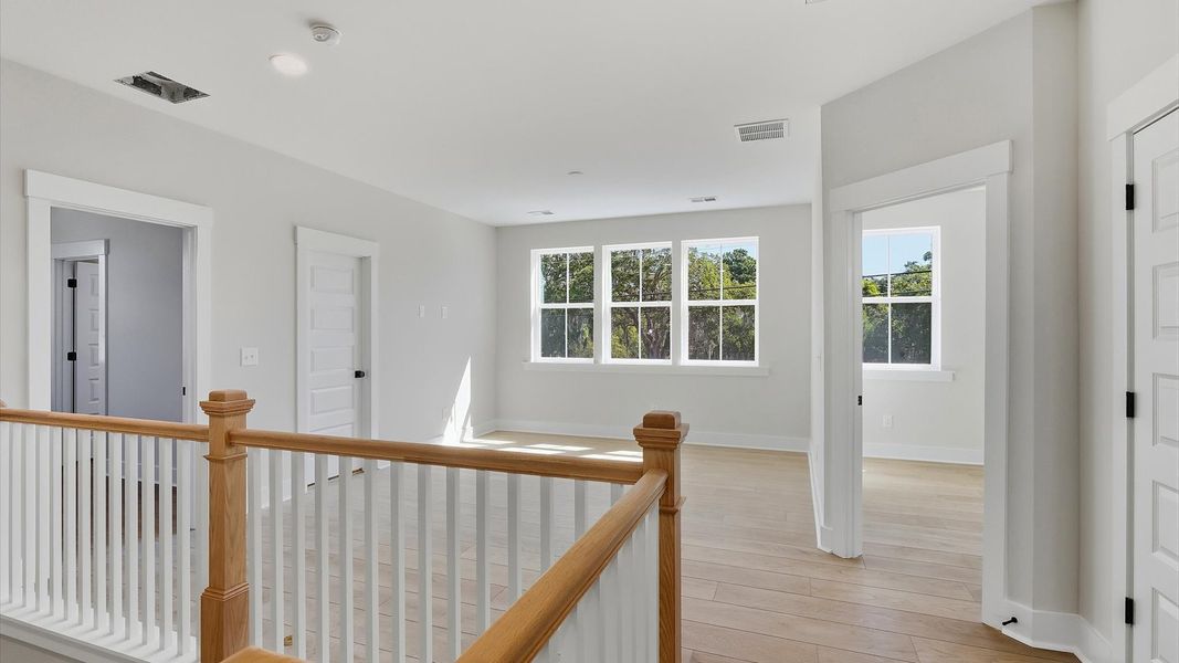 Representative furnished interior of a home built from the Stonehaven  II by DRB Homes in Oak Bend, Charleston (Image 18).