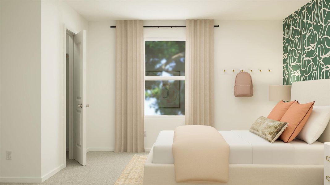 Furnished interior view inside a new home in Bertram Oaks: Majors Collection, Bertram (Image 4). Furnished interior view inside a new home in Bertram Oaks: Majors Collection, Bertram (Image 4).