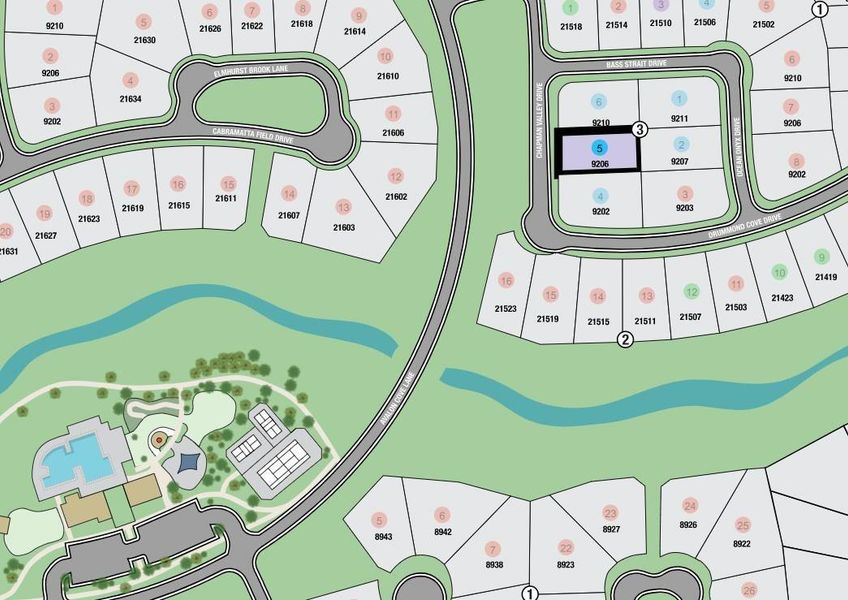 9206 Chapman Valley Drive Site Map