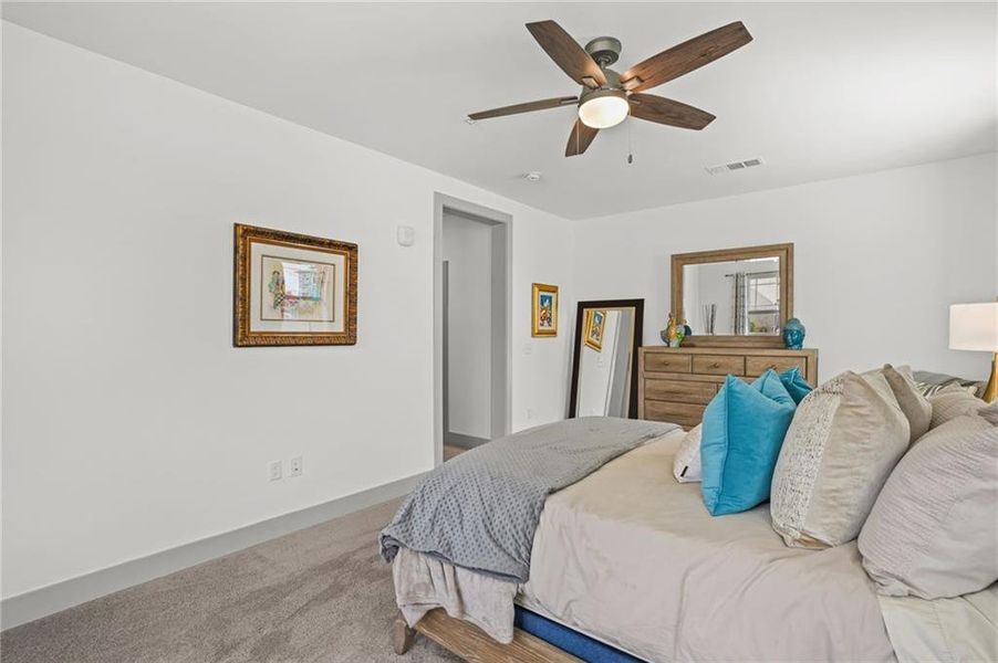 Furnished interior view inside a new home in Gatherings® at Herrington, Cumming (Image 16).