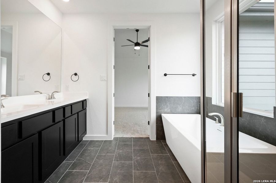 Furnished interior view inside a new home in The Crossvine, Schertz (Image 9).