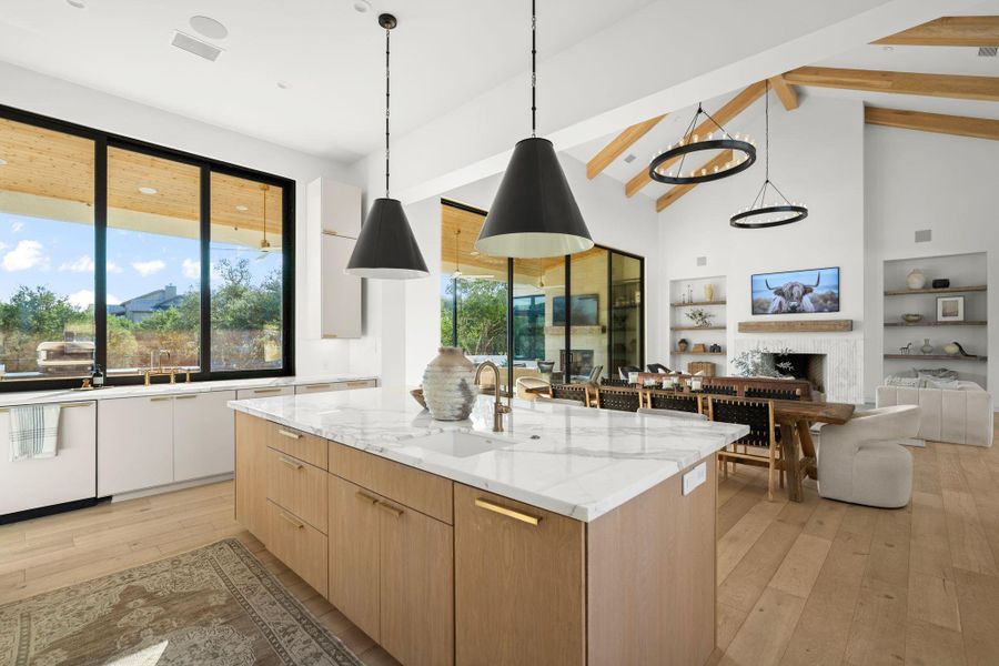Furnished interior view inside a new home in , Spicewood (Image 16).