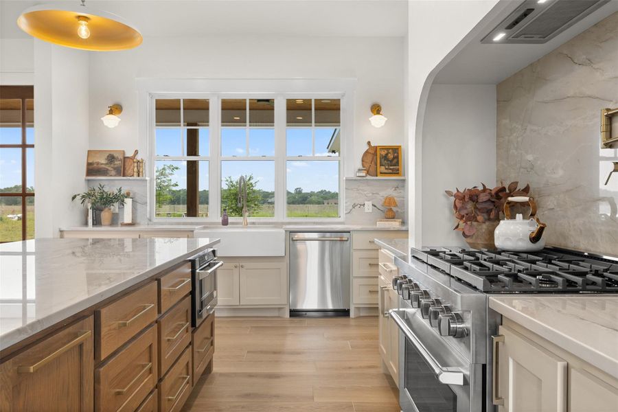 Furnished interior view inside a new home in , Snook (Image 7).