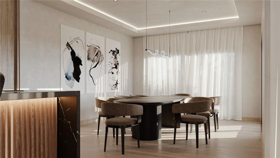 Furnished interior view inside a new home in , Punta Gorda (Image 15).