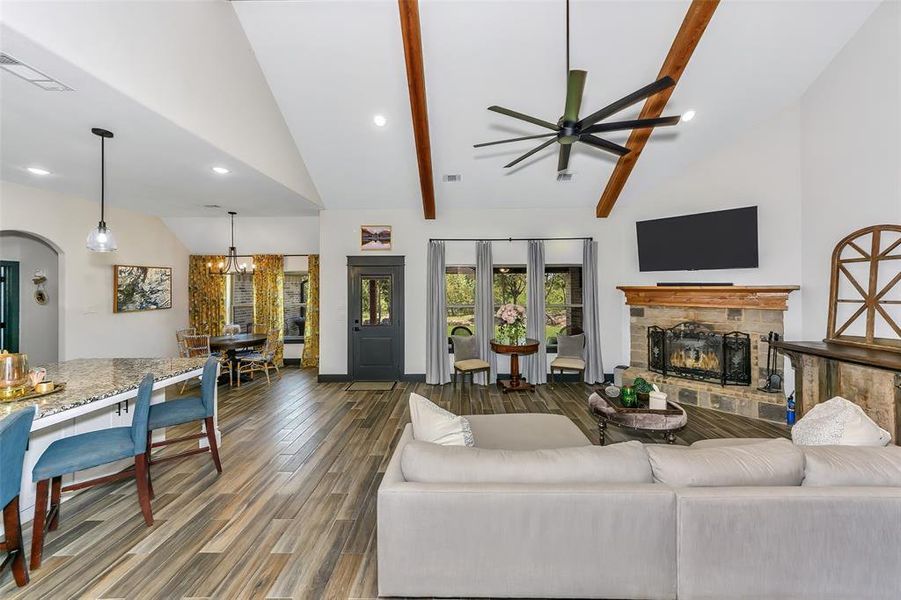 Furnished interior view inside a new home in , Weatherford (Image 13).