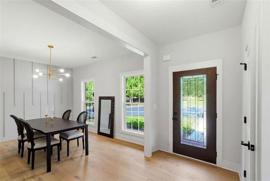 Furnished interior view inside a new home in , Cumming (Image 8). Furnished interior view inside a new home in , Cumming (Image 8).