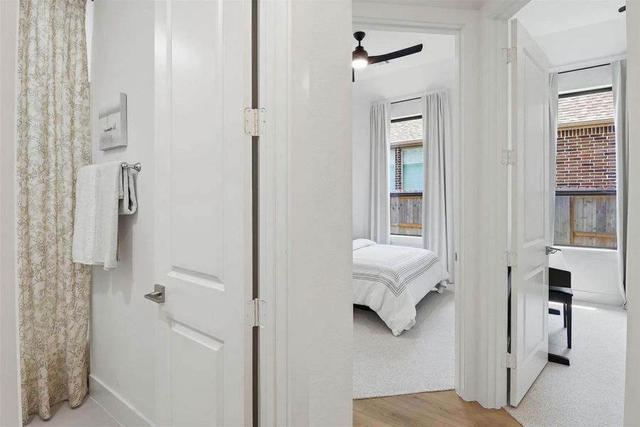 Furnished interior view inside a new home in , Brookshire (Image 36).