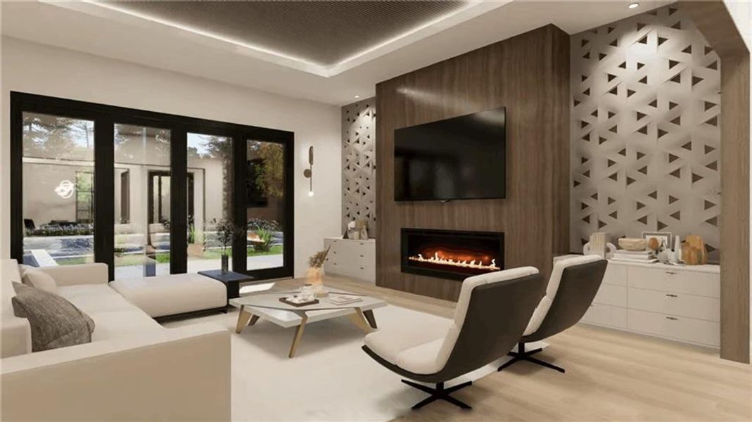 Furnished interior view inside a new home in , Fairburn (Image 3).