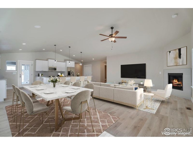 Furnished interior view inside a new home in , Frederick (Image 3).