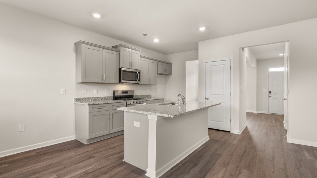Representative furnished interior of a home built from the Ansley by D.R. Horton in Highland Hills, Graniteville (Image 5). Representative furnished interior of a home built from the Ansley by D.R. Horton in Highland Hills, Graniteville (Image 5).