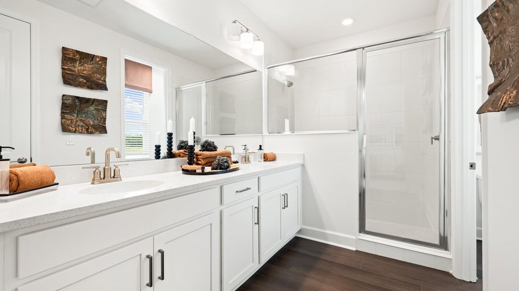 Representative furnished interior of a home built from the Anastasia by Taylor Morrison in Hillcrest, San Antonio (Image 17).