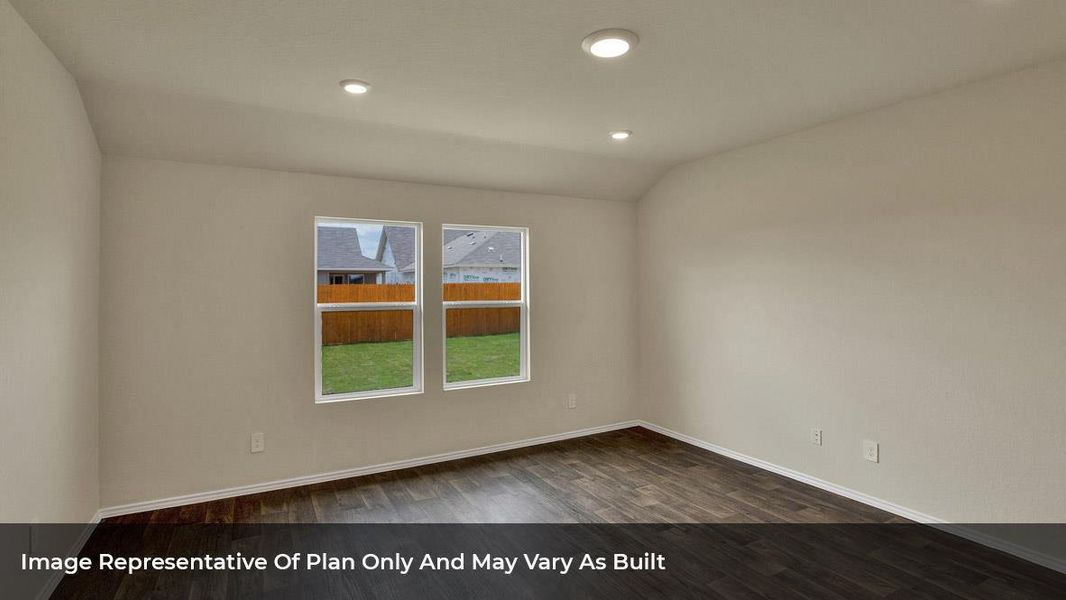 Spacious, unfurnished interior of a new home in Bar W Ranch, Leander (Image 25).