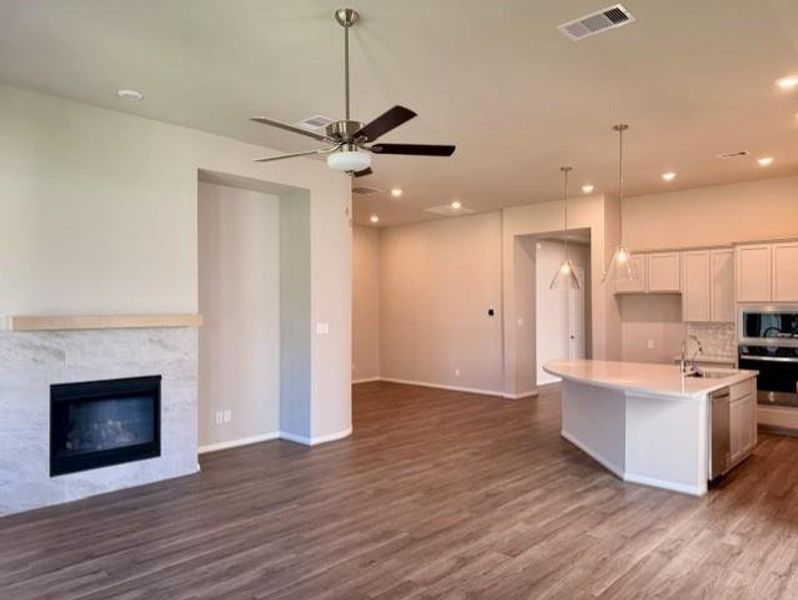 Furnished interior view inside a new home in Legacy, Friendswood (Image 4).