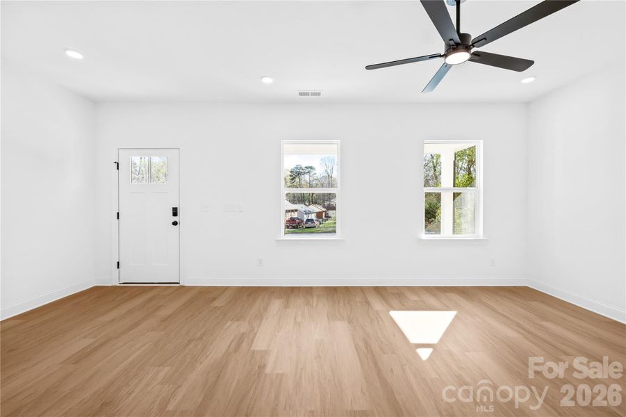 Spacious, unfurnished interior of a new home in , Charlotte (Image 27). Spacious, unfurnished interior of a new home in , Charlotte (Image 27).
