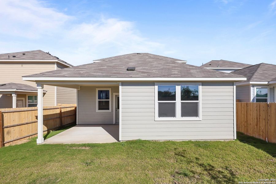 Exterior details and patio area of a home in Applewhite Meadows, San Antonio (Image 2). Exterior details and patio area of a home in Applewhite Meadows, San Antonio (Image 2).