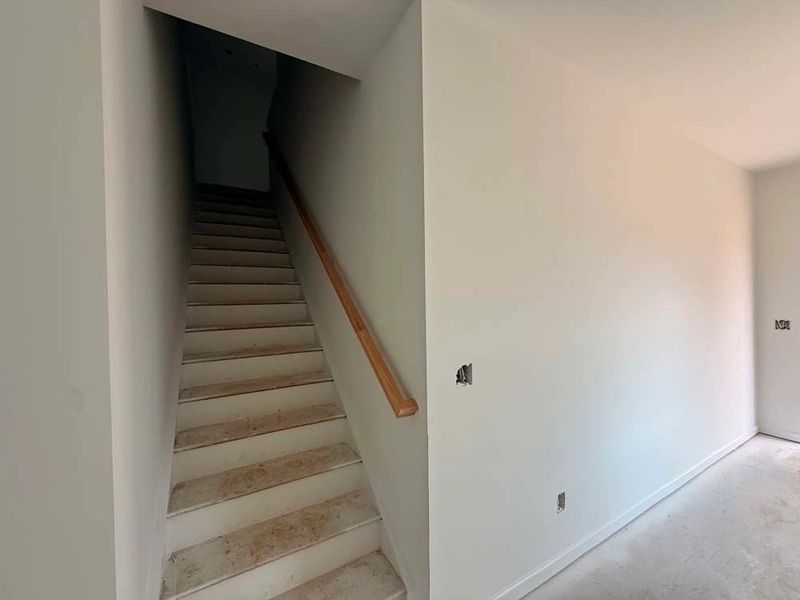Stairs to Second Floor Construction Progress