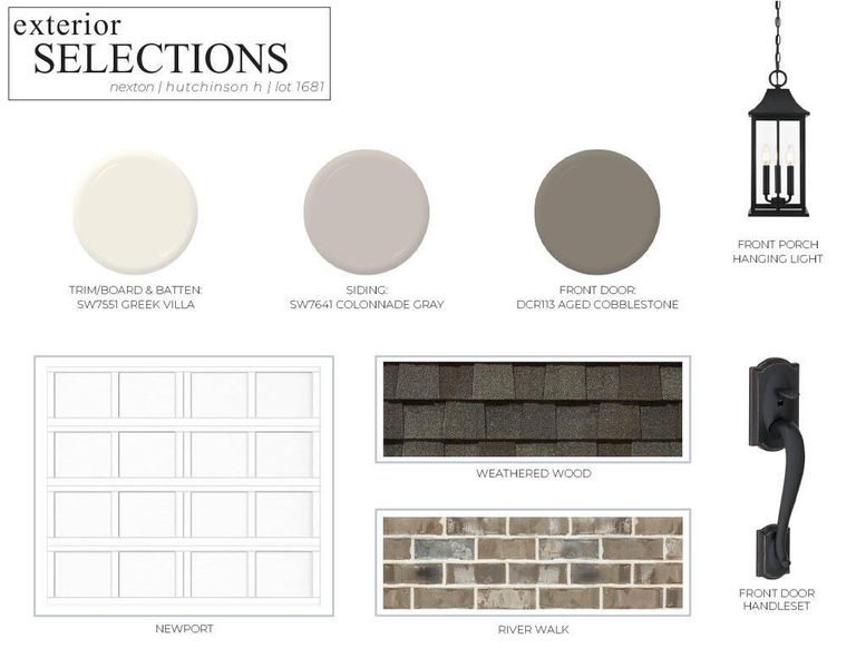 Sample of building materials used in homes in , Summerville (Image 4).
