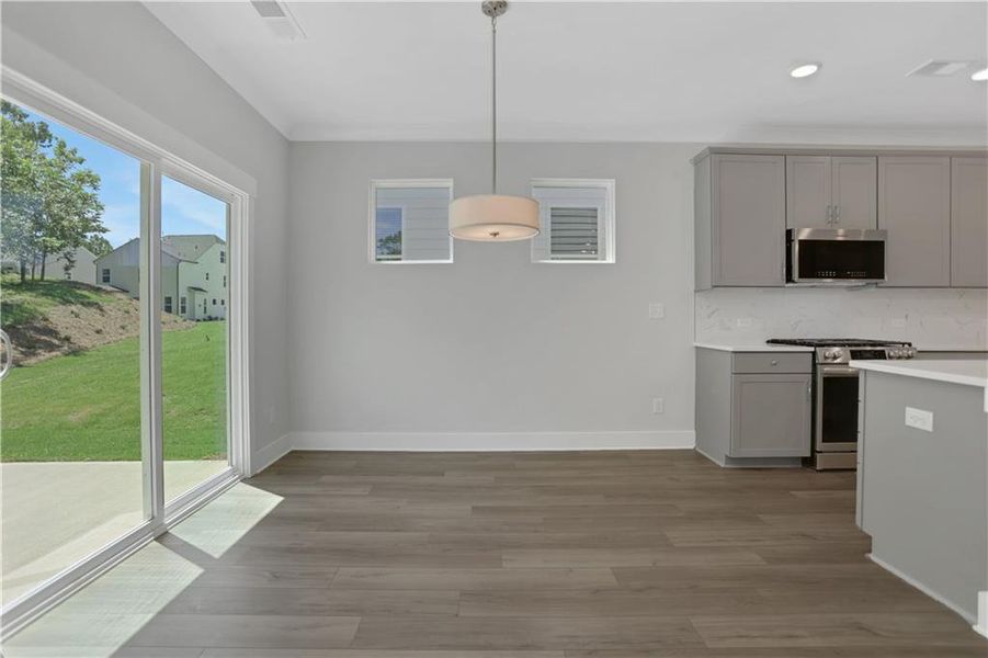 Spacious, unfurnished interior of a new home in Villas at Dawsonville, Dawsonville (Image 34). Spacious, unfurnished interior of a new home in Villas at Dawsonville, Dawsonville (Image 34).