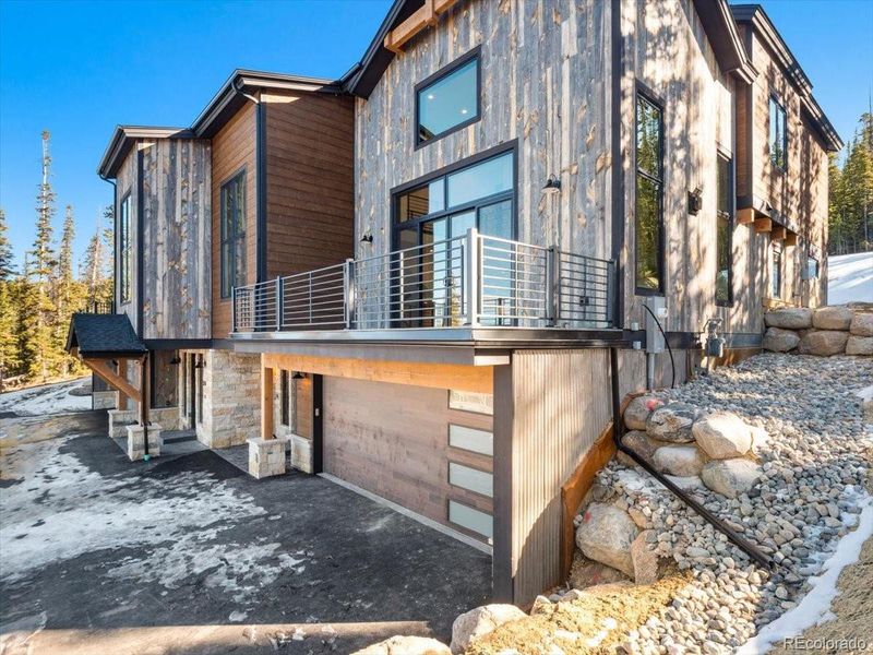 Exterior details and patio area of a home in , Breckenridge (Image 2). Exterior details and patio area of a home in , Breckenridge (Image 2).