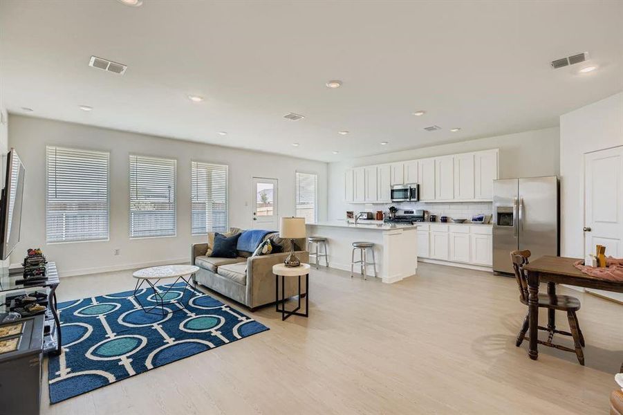 Furnished interior view inside a new home in Cypress Creek, Princeton (Image 14). Furnished interior view inside a new home in Cypress Creek, Princeton (Image 14).