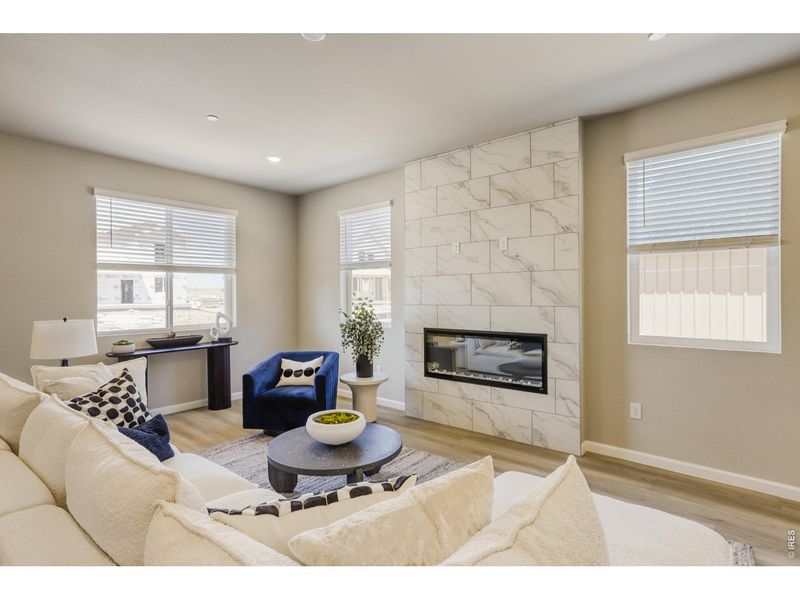 Furnished interior view inside a new home in , Fort Collins (Image 6). Furnished interior view inside a new home in , Fort Collins (Image 6).