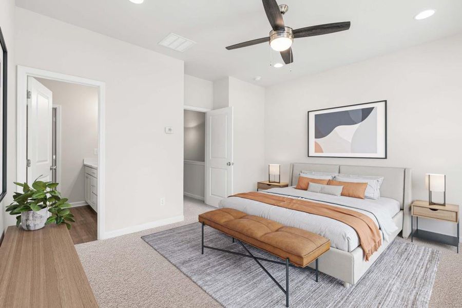 Furnished interior view inside a new home in Harmony, Auburn (Image 16).