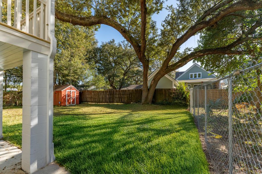 Exterior details and patio area of a home in , North Charleston (Image 26). Exterior details and patio area of a home in , North Charleston (Image 26).