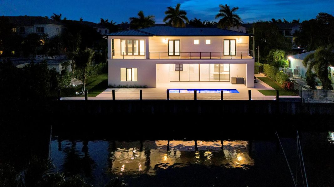 Front exterior of a new home in , Delray Beach, FL, highlighting curb appeal (Image 23).