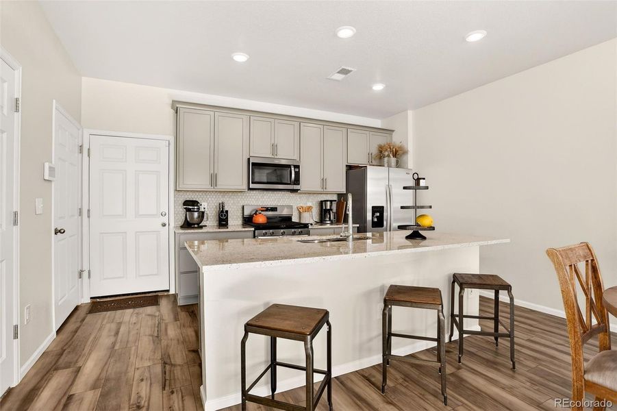 Furnished interior view inside a new home in , Aurora (Image 5). Furnished interior view inside a new home in , Aurora (Image 5).