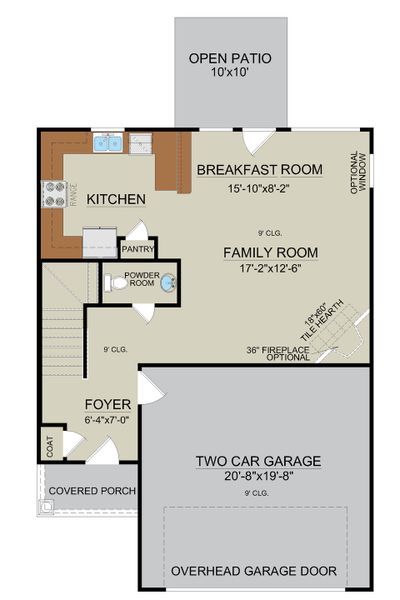 Daufuskie Floor Plan First Floor Layout | Ernest Homes