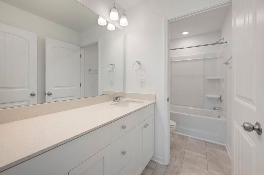 Furnished interior view inside a new home in Providence Creek, Fuquay Varina (Image 11).