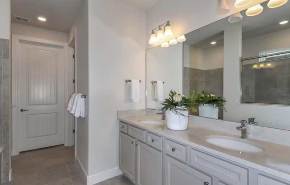 Dual Sinks in Owner's Bathroom