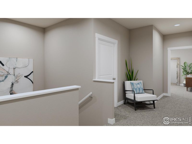 Furnished interior view inside a new home in Highlands at Fox Hill - Discovery, Longmont (Image 8).