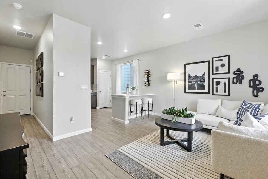 Representative furnished interior of a home built from the Denali by Landsea Homes in Pintail Commons at Johnstown Village, Johnstown (Image 14).