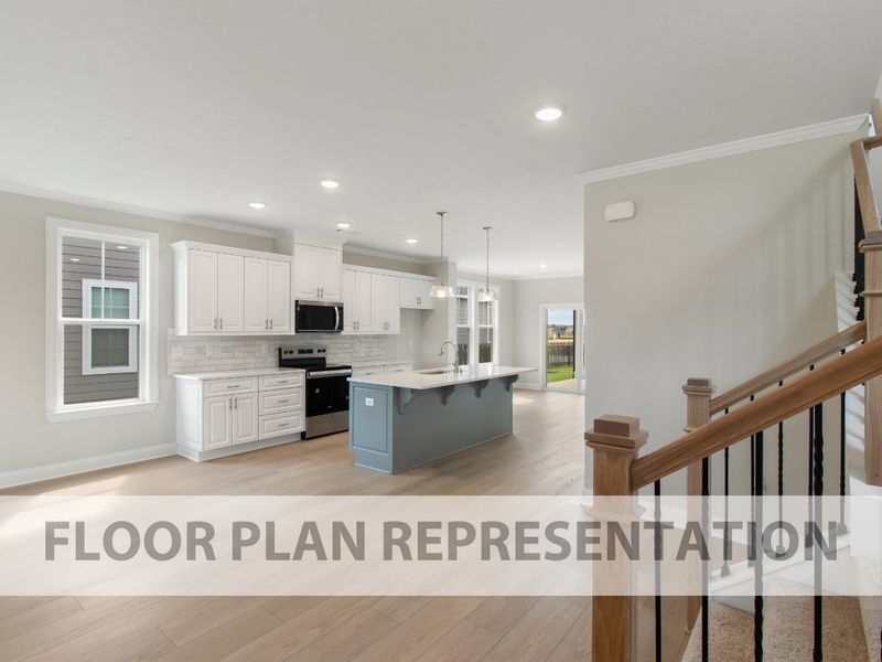 Kitchen | Wren Plan by Ivey Homes in Tillery Park