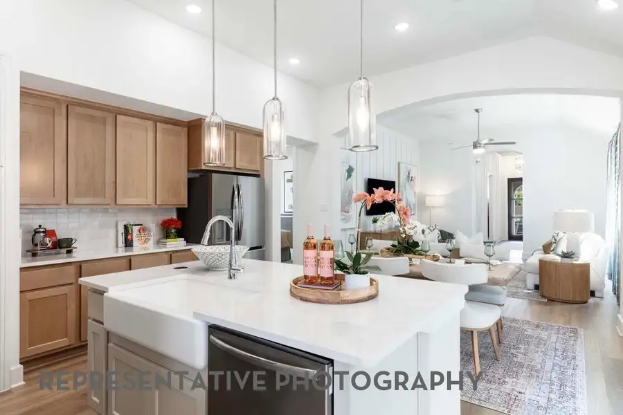 Furnished interior view inside a new home in Kresston, Montgomery (Image 9).