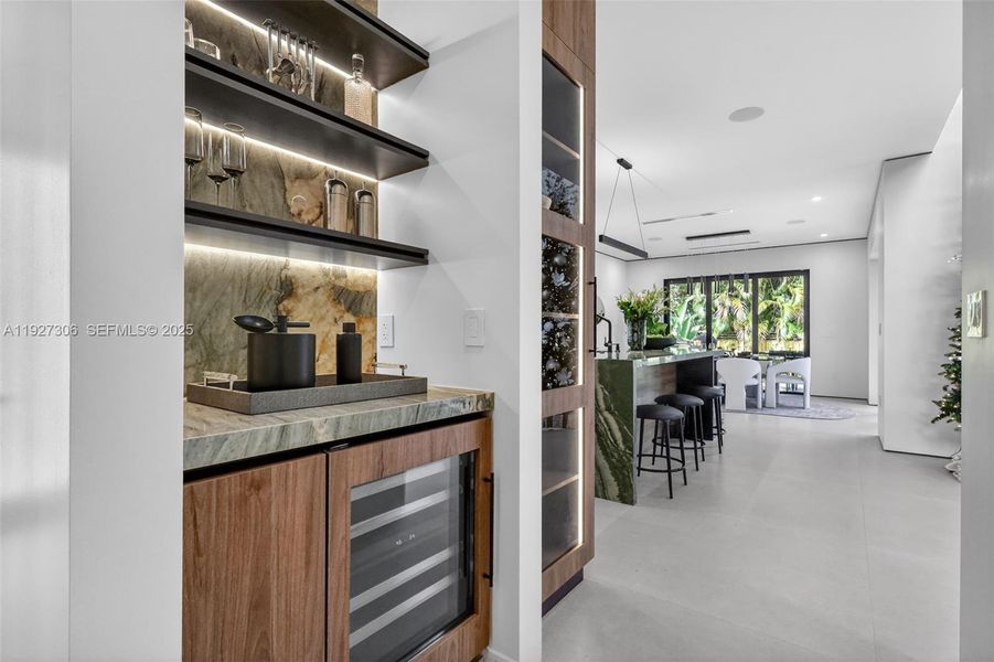 Furnished interior view inside a new home in , Biscayne Park (Image 18).