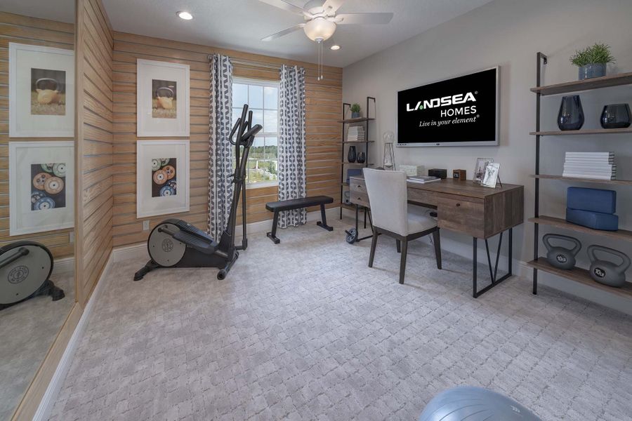 Representative furnished interior of a home built from the Exbury Executive by Risewell Homes in Bargrove Estates, Mount Dora (Image 7). Representative furnished interior of a home built from the Exbury Executive by Risewell Homes in Bargrove Estates, Mount Dora (Image 7).
