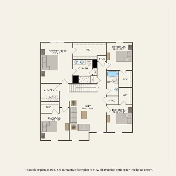 2D floor plan layout for the Whimbrel by Pulte Homes in Heartwood, Richmond Hill, GA (Image 3). 2D floor plan layout for the Whimbrel by Pulte Homes in Heartwood, Richmond Hill, GA (Image 3).