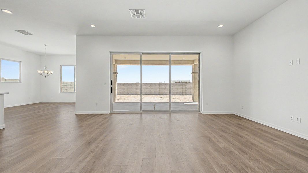 Representative furnished interior of a home built from the Granada by DRB Homes in Windrose, Waddell (Image 5).