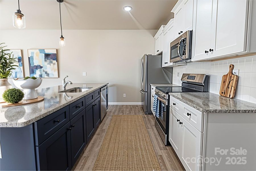 Furnished interior view inside a new home in , Charlotte (Image 7).