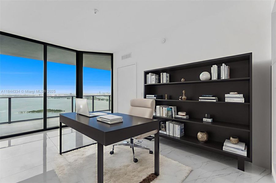 Furnished interior view inside a new home in , Miami (Image 12).