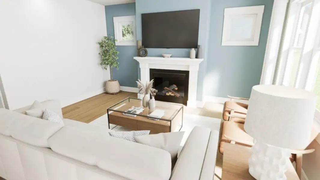 Furnished interior view inside a new home in McConnell Ridge, McLeansville (Image 4).
