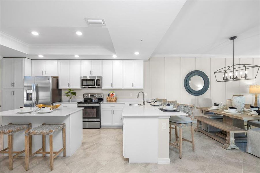 Furnished interior view inside a new home in Calusa Country Club, Lakewood Ranch (Image 5).