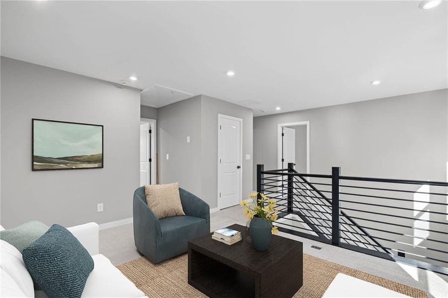 Furnished interior view inside a new home in Pickens Bluff, Hiram (Image 6).