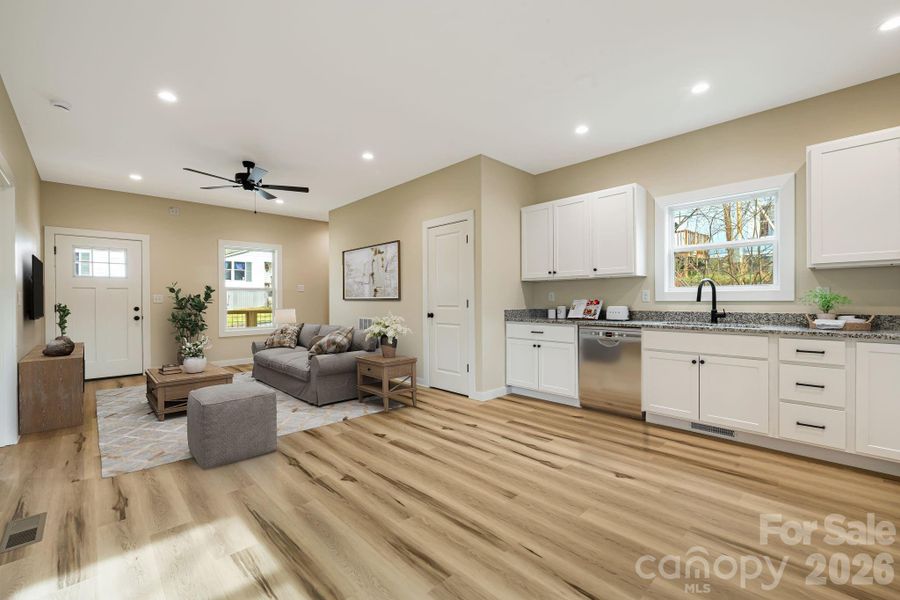 Virtual staging shown