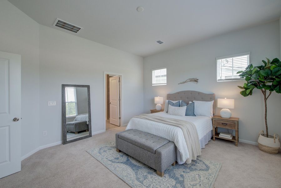 Furnished interior view inside a new home in , Charleston (Image 11).