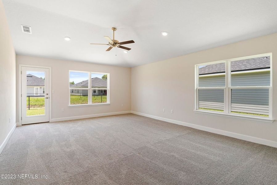 Representative unfurnished interior of a home built from the 1940 by Adams Homes in Ricker Estates, Jacksonville (Image 10). Representative unfurnished interior of a home built from the 1940 by Adams Homes in Ricker Estates, Jacksonville (Image 10).