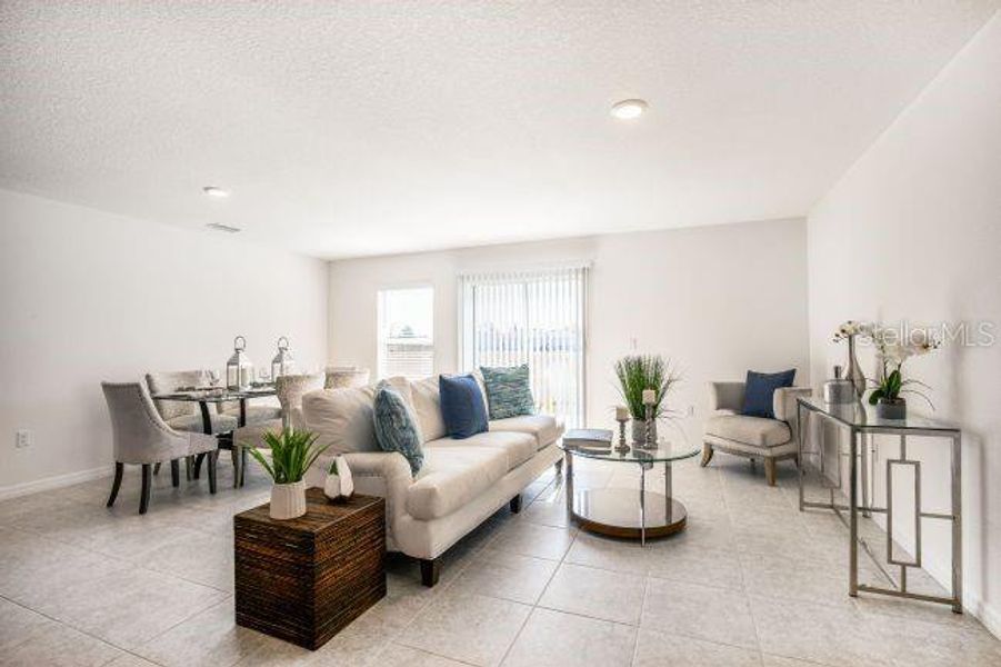 Furnished interior view inside a new home in Royal Highlands, Weeki Wachee (Image 8).