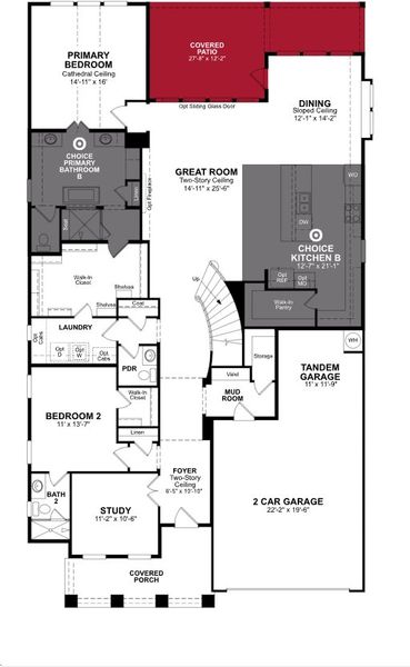 2D floor plan layout of this home in COLTON, Montgomery, TX (Image 3).